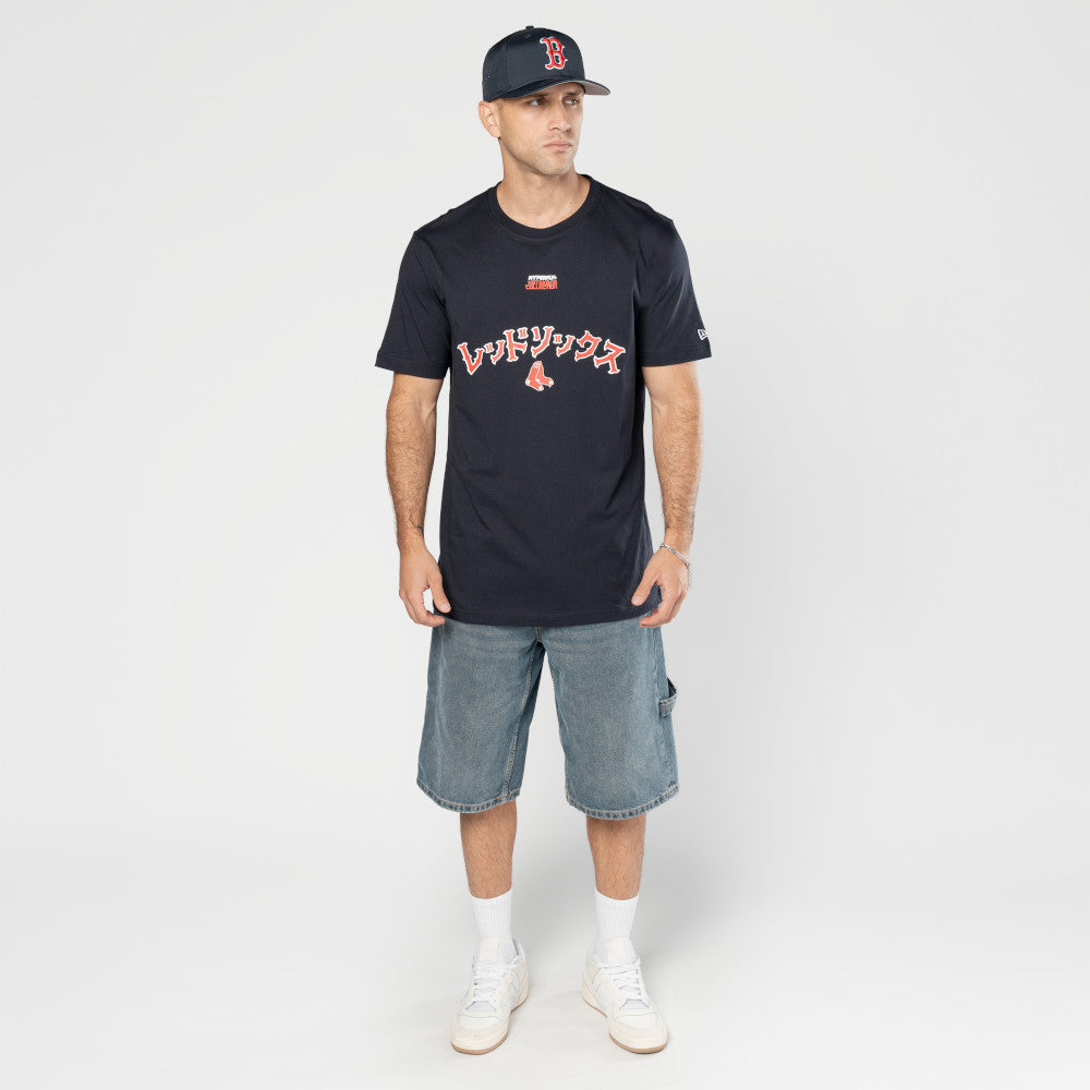 Boston Red Sox Hyperfly x MLB Navy Short Sleeve T-Shirt