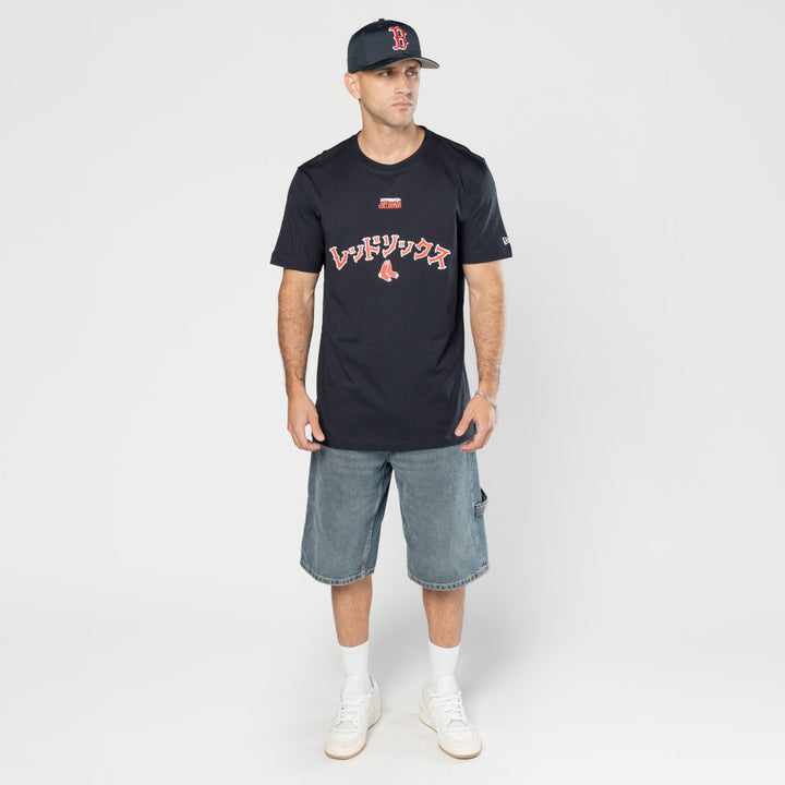 Boston Red Sox Hyperfly x MLB Navy Short Sleeve T-Shirt