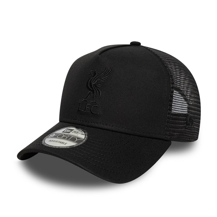 New Era 9FORTY Trucker Liverpool FC Tonal Black Snapback