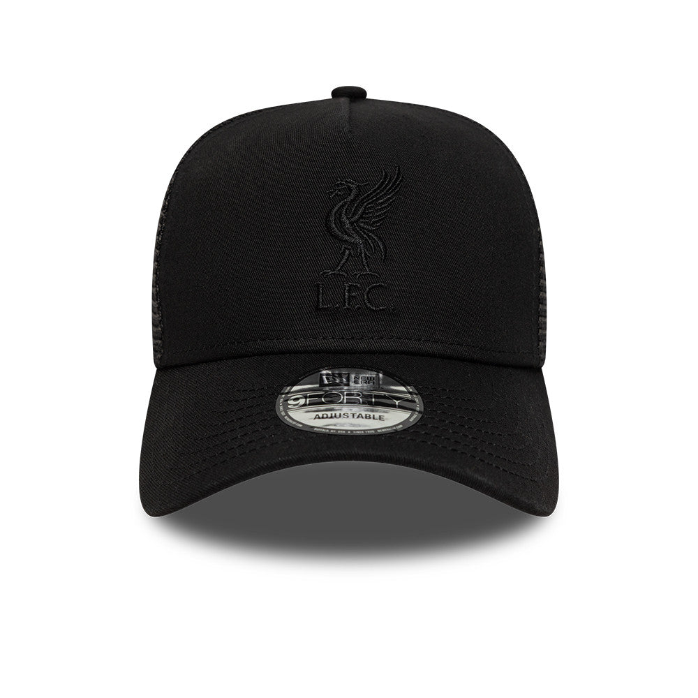 New Era 9FORTY Trucker Liverpool FC Tonal Black Snapback
