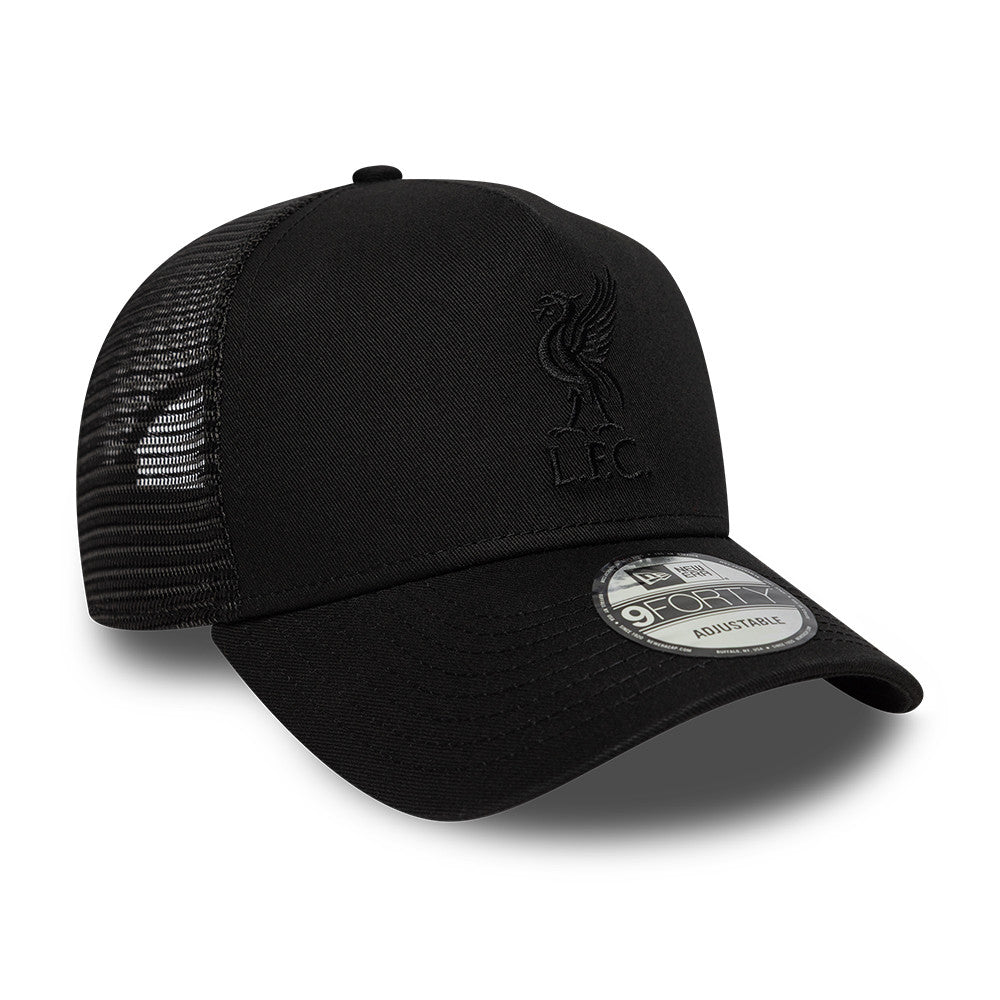 New Era 9FORTY Trucker Liverpool FC Tonal Black Snapback