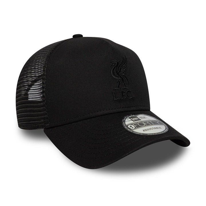New Era 9FORTY Trucker Liverpool FC Tonal Black Snapback