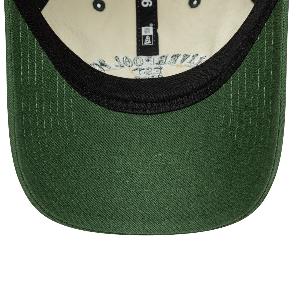 New Era 9TWENTY Liverpool FC Contrast Ivory Dark Green Adjustable