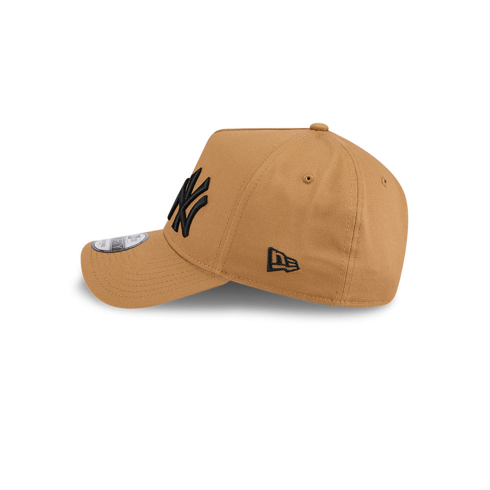 9FORTY A-Frame New York Yankees Double Logo Wheat Snapback