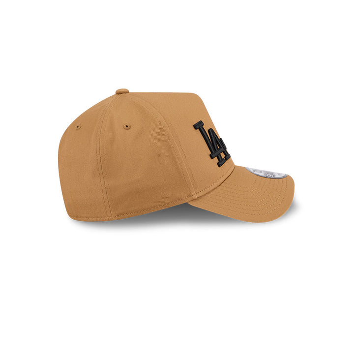 9FORTY A-Frame Los Angeles Dodgers Double Logo Wheat Snapback