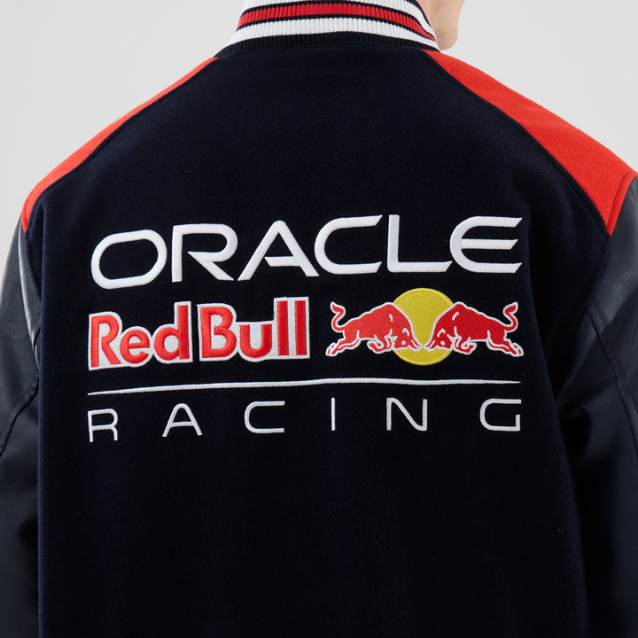 Oracle Red Bull Racing F1 Team Wordmark Navy Varsity Jacket