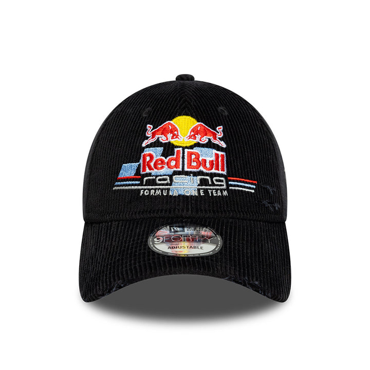 9FORTY Red Bull Racing F1 Team Distressed Cord Black Adjustable