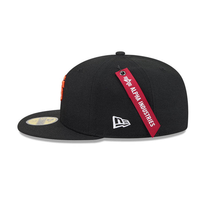 59FIFTY San Francisco Giants MLB x Alpha Industries Black Fitted