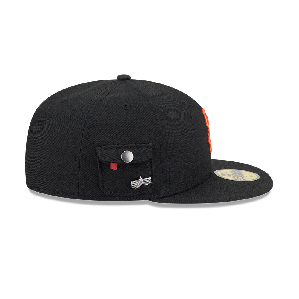 59FIFTY San Francisco Giants MLB x Alpha Industries Black Fitted