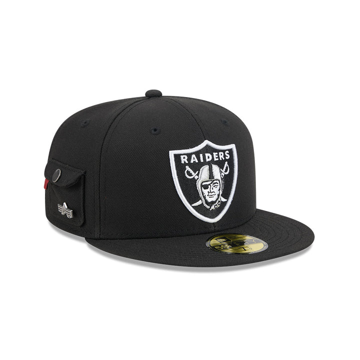 59FIFTY Las Vegas Raiders NFL x Alpha Industries Black Fitted