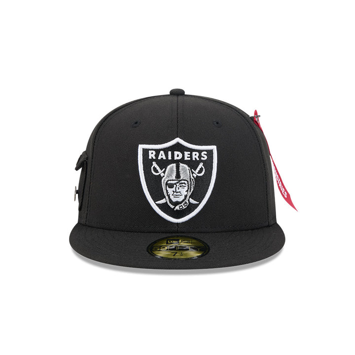 59FIFTY Las Vegas Raiders NFL x Alpha Industries Black Fitted