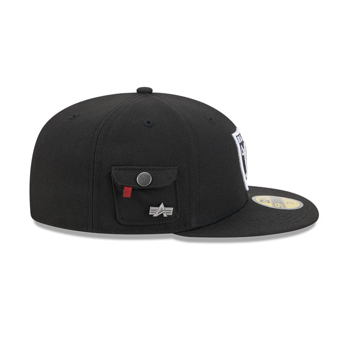 59FIFTY Las Vegas Raiders NFL x Alpha Industries Black Fitted