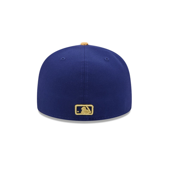 59FIFTY Los Angeles Dodgers MLB Gold Sidepatch Royal Blue Fitted