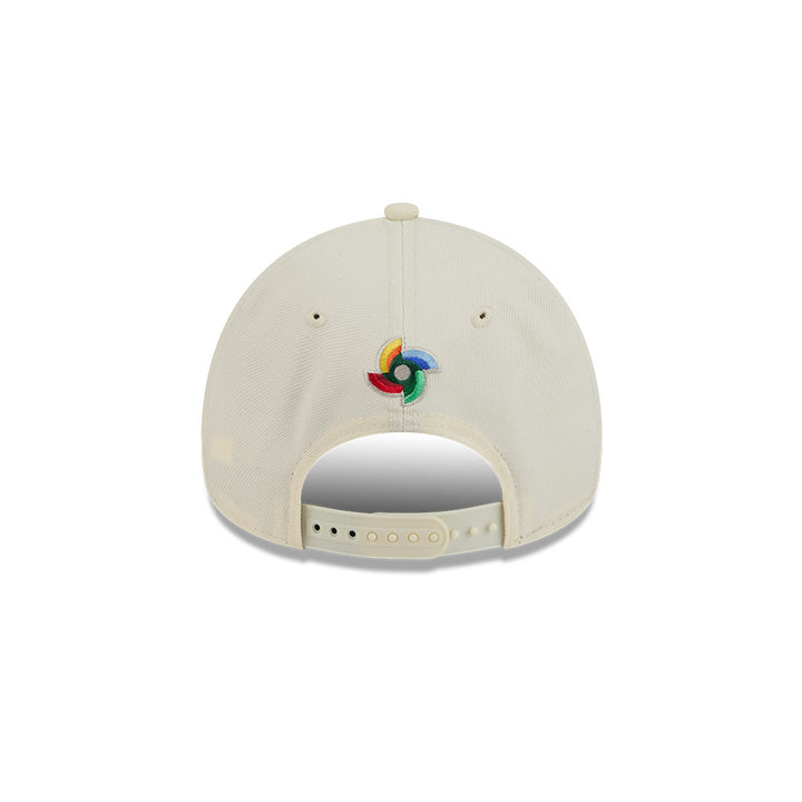 9FORTY A-Frame Japan World Baseball Classic Samurai Kanji Chrome White Snapback