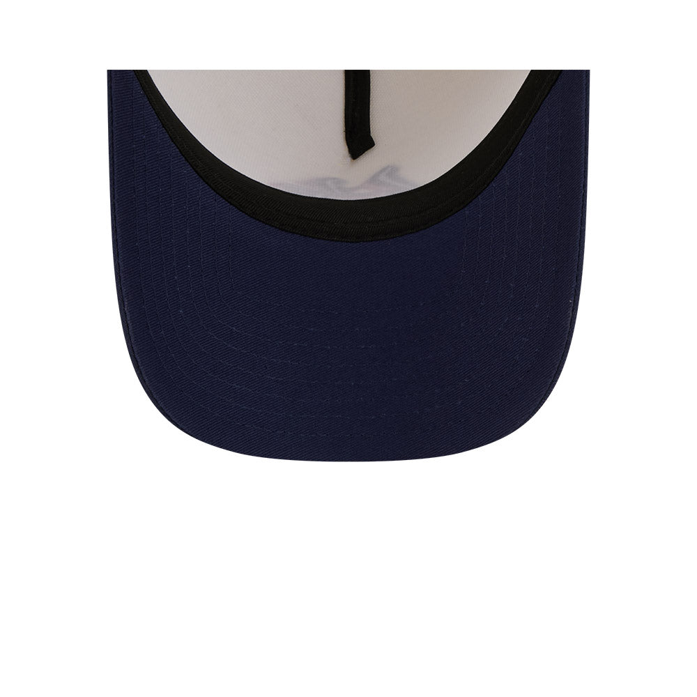 9FORTY A-Frame Japan World Baseball Classic Samurai Kanji Chrome White Snapback