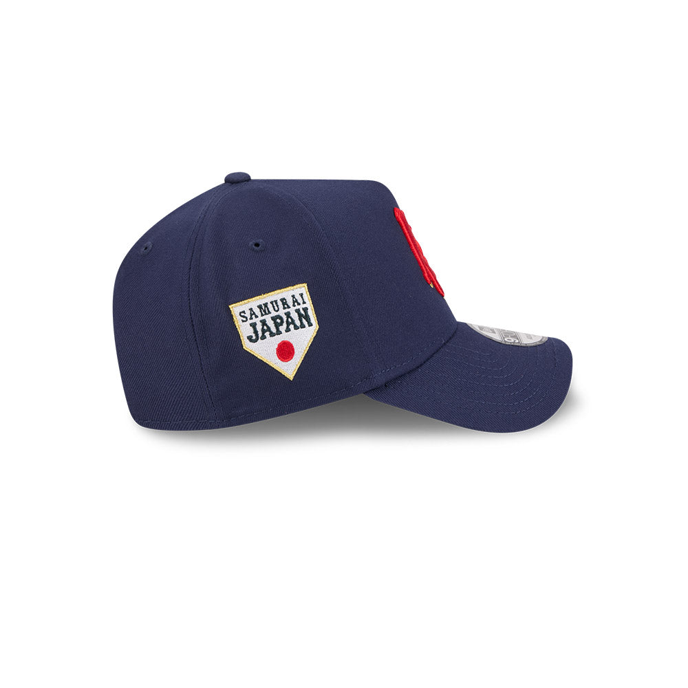 9FORTY A-Frame Japan World Baseball Classic Samurai Kanji Navy Snapback