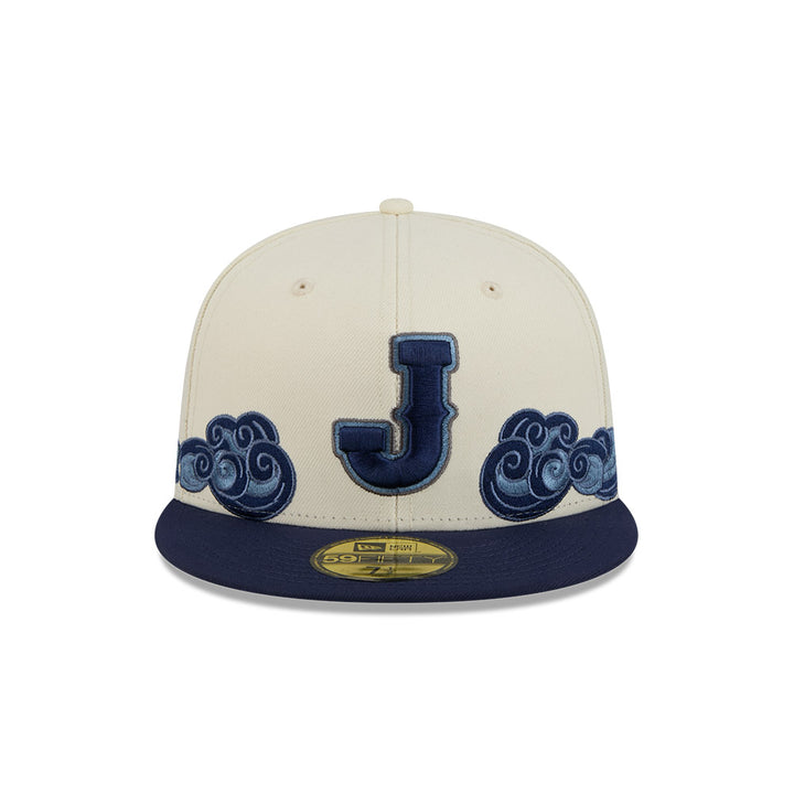 59FIFTY Japan World Baseball Classic Wave Chrome White Navy Fitted