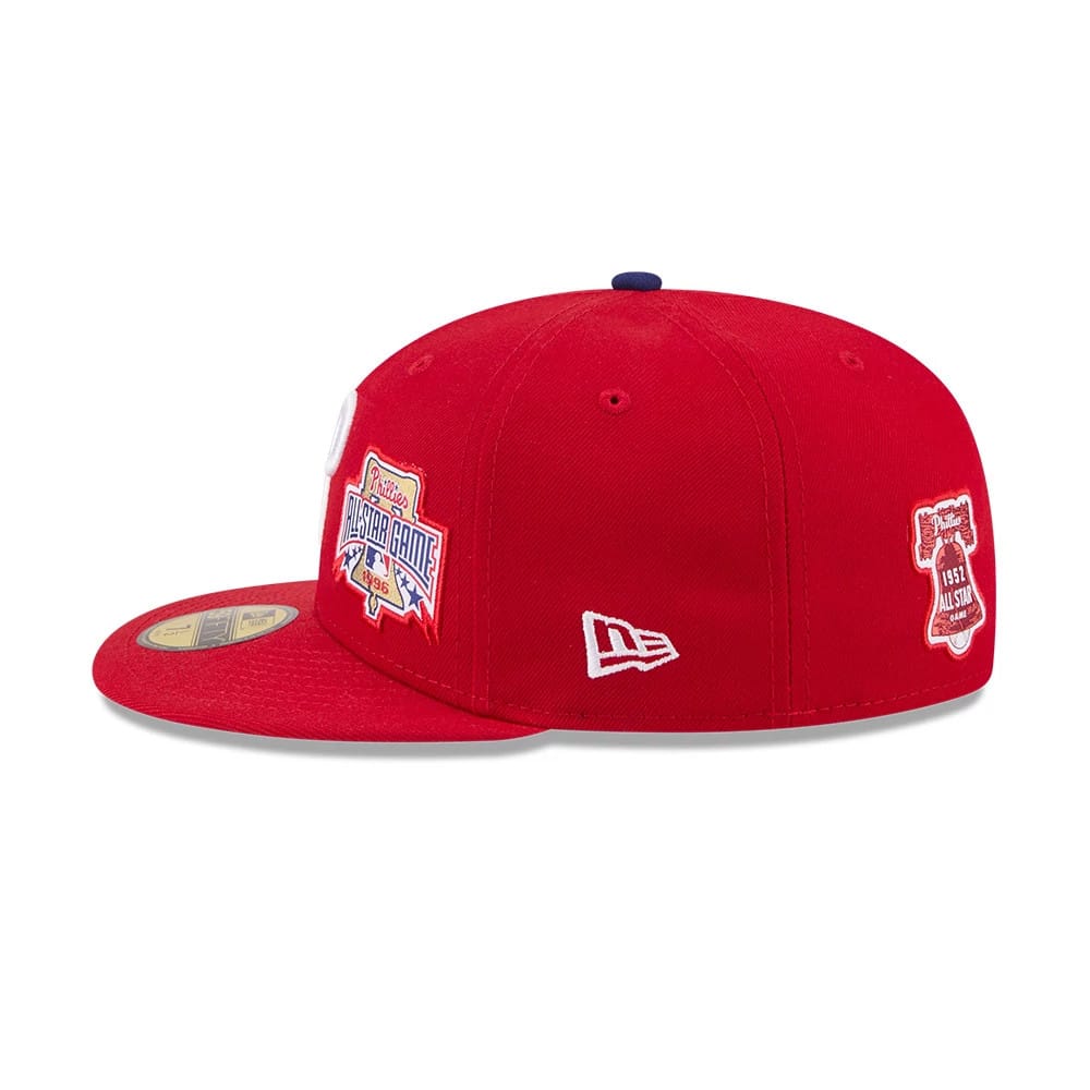59FIFTY Philadelphia Phillies 2026 All-Star Game Fan Pack Scarlet Fitted