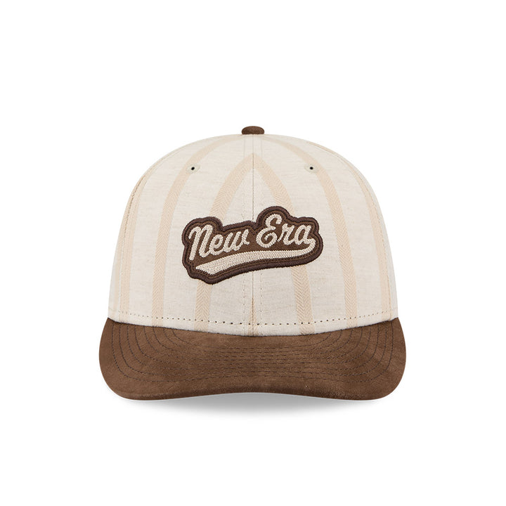 59FIFTY Low Profile New Era 59FIFTY® Day Vintage Stripe Linen Beige Fitted