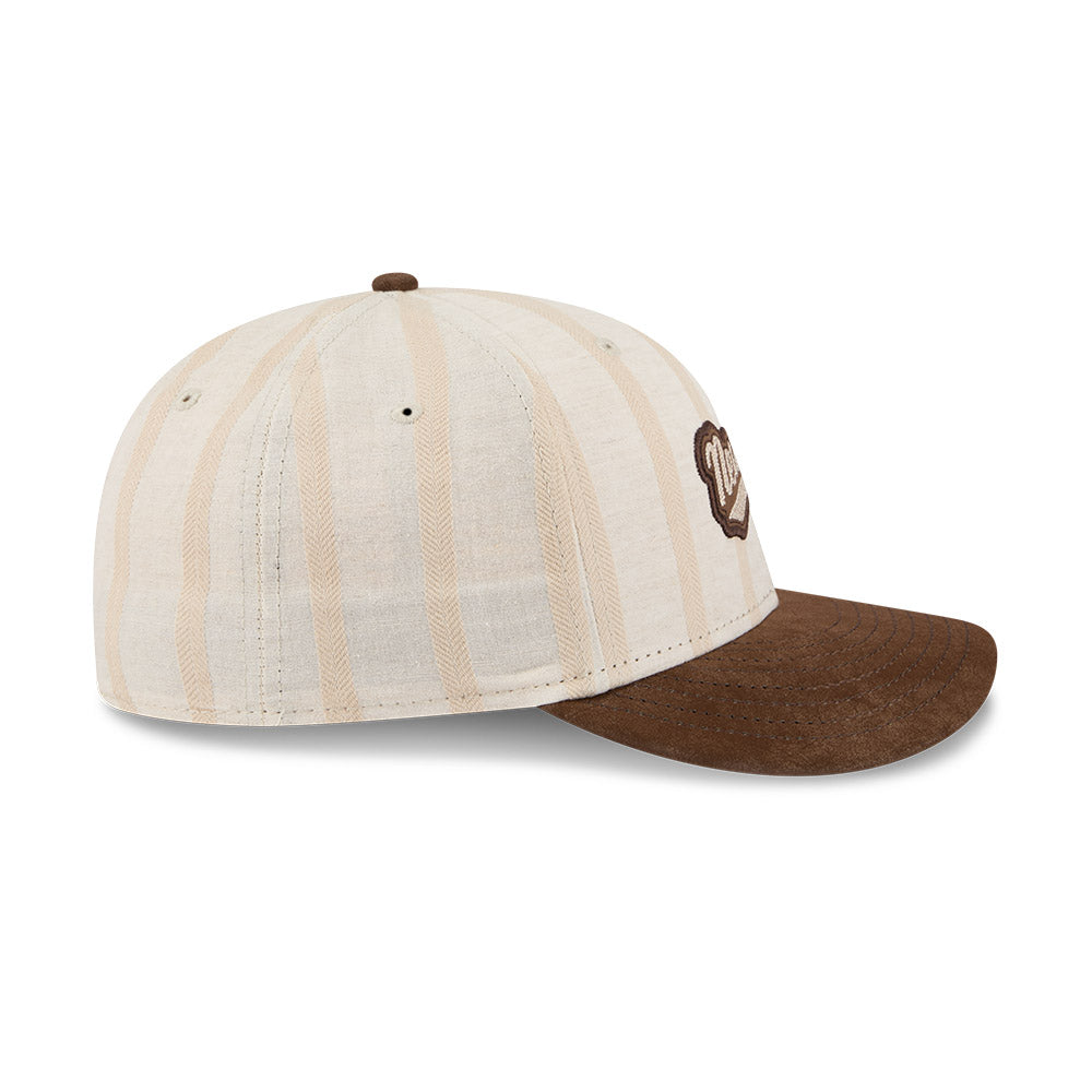 59FIFTY Low Profile New Era 59FIFTY® Day Vintage Stripe Linen Beige Fitted