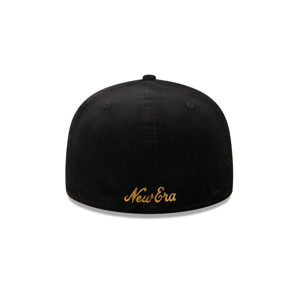 59FIFTY New Era 59FIFTY® Day Hollow Chainstitched Wordmark Velvet Black Fitted