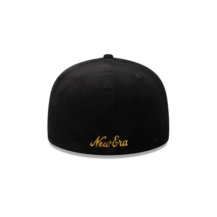 59FIFTY New Era 59FIFTY® Day Hollow Chainstitched Wordmark Velvet Black Fitted