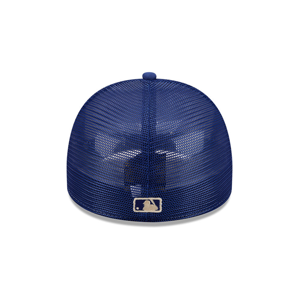 59FIFTY A-Frame Pre-Curved Trucker Los Angeles Dodgers 59FIFTY® Day 2-Tone Dark Royal Visor Chrome White Fitted