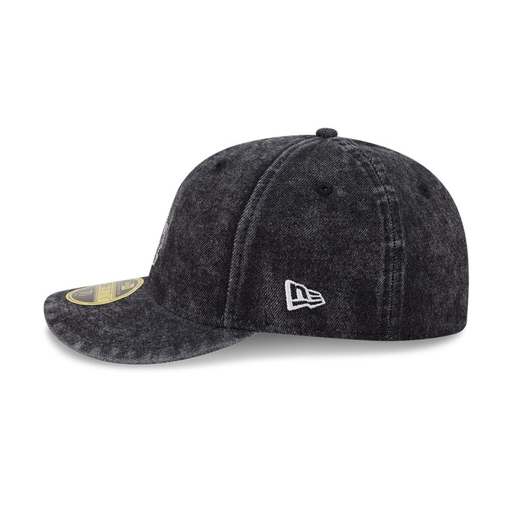 59FIFTY Low Profile Pre-Curved Los Angeles Dodgers 59FIFTY® Day Denim Black Fitted