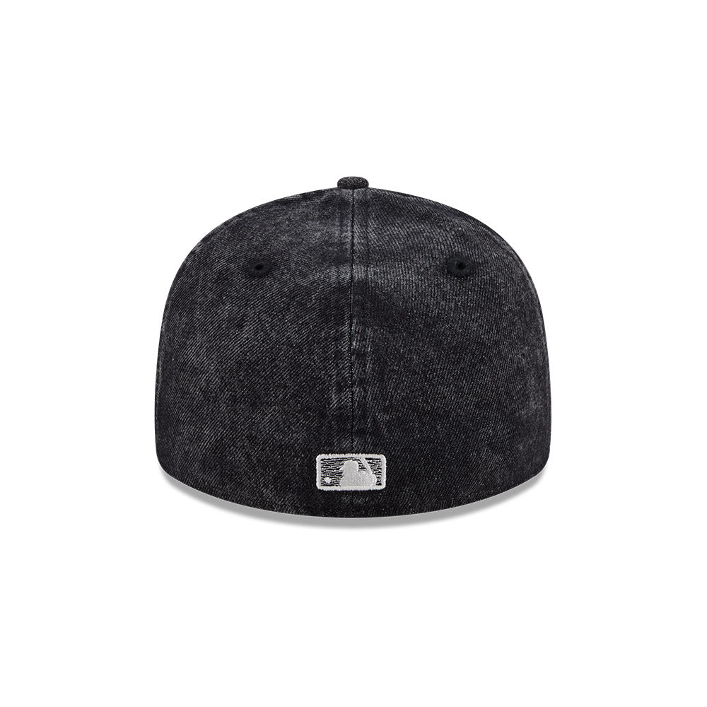 59FIFTY Low Profile Pre-Curved Los Angeles Dodgers 59FIFTY® Day Denim Black Fitted