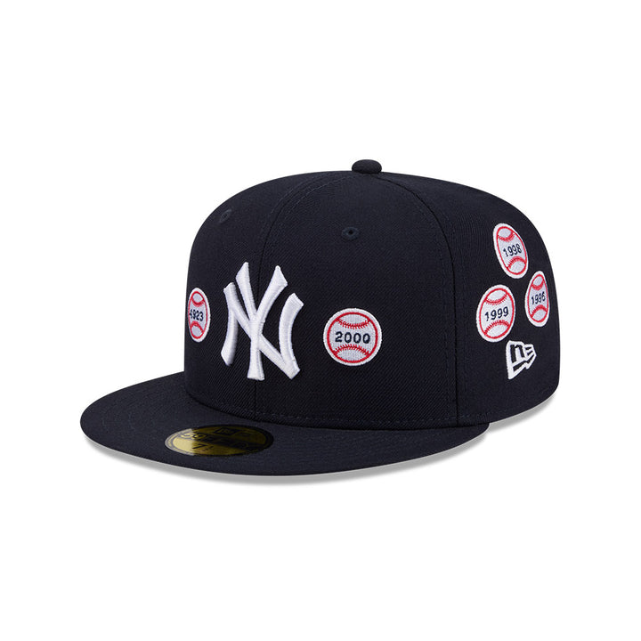 59FIFTY Spike Lee x New York Yankees x World Series Champions Baseballs Wool Navy Fitted