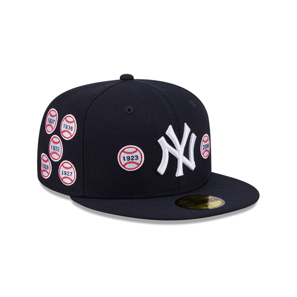 59FIFTY Spike Lee x New York Yankees x World Series Champions Baseballs Wool Navy Fitted