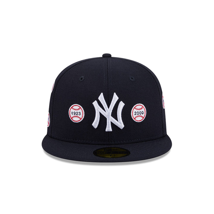 59FIFTY Spike Lee x New York Yankees x World Series Champions Baseballs Wool Navy Fitted
