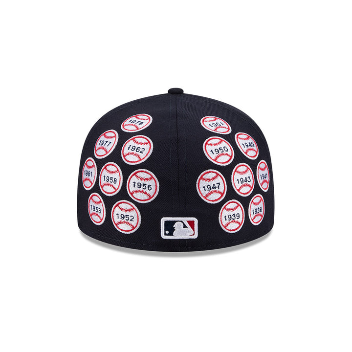 59FIFTY Spike Lee x New York Yankees x World Series Champions Baseballs Wool Navy Fitted
