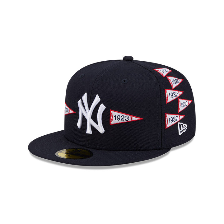 59FIFTY Spike Lee x New York Yankees x World Series Champions Pennants Wool Navy Fitted