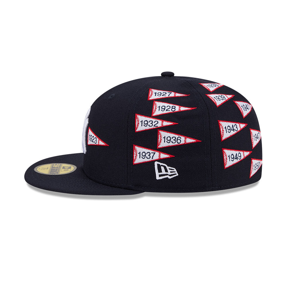 59FIFTY Spike Lee x New York Yankees x World Series Champions Pennants Wool Navy Fitted