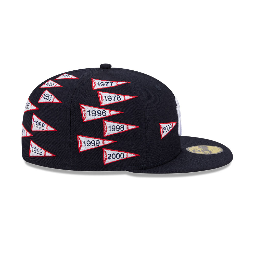 59FIFTY Spike Lee x New York Yankees x World Series Champions Pennants Wool Navy Fitted