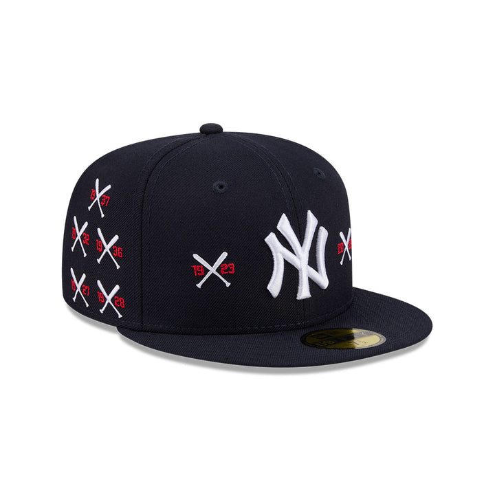 59FIFTY Spike Lee x New York Yankees x World Series Champions Mini Bats Wool Navy Fitted