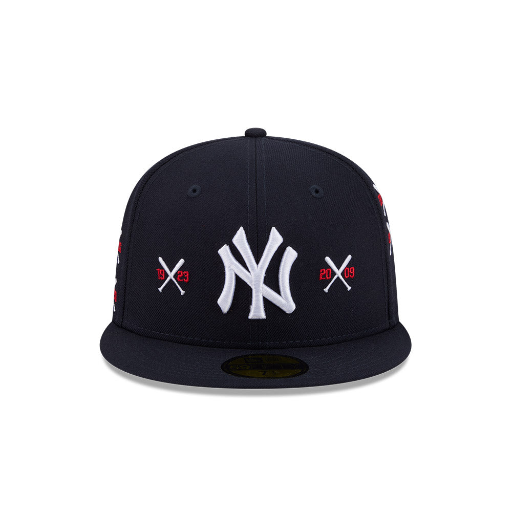 59FIFTY Spike Lee x New York Yankees x World Series Champions Mini Bats Wool Navy Fitted