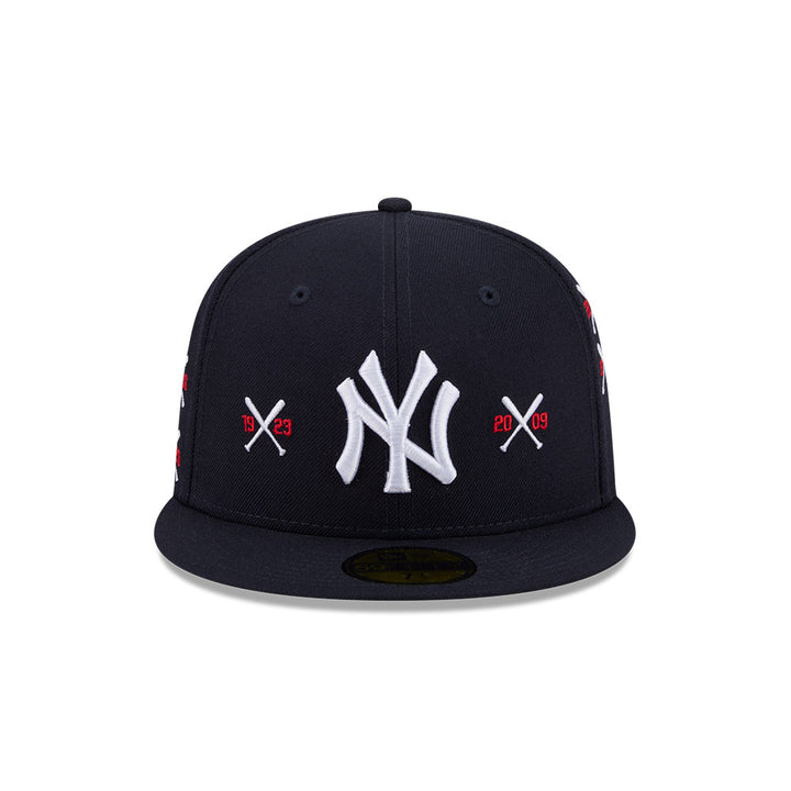 59FIFTY Spike Lee x New York Yankees x World Series Champions Mini Bats Wool Navy Fitted