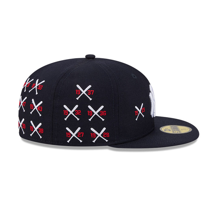 59FIFTY Spike Lee x New York Yankees x World Series Champions Mini Bats Wool Navy Fitted