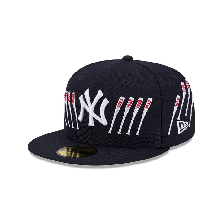 59FIFTY Spike Lee x New York Yankees x World Series Champions Bats Wool Navy Fitted