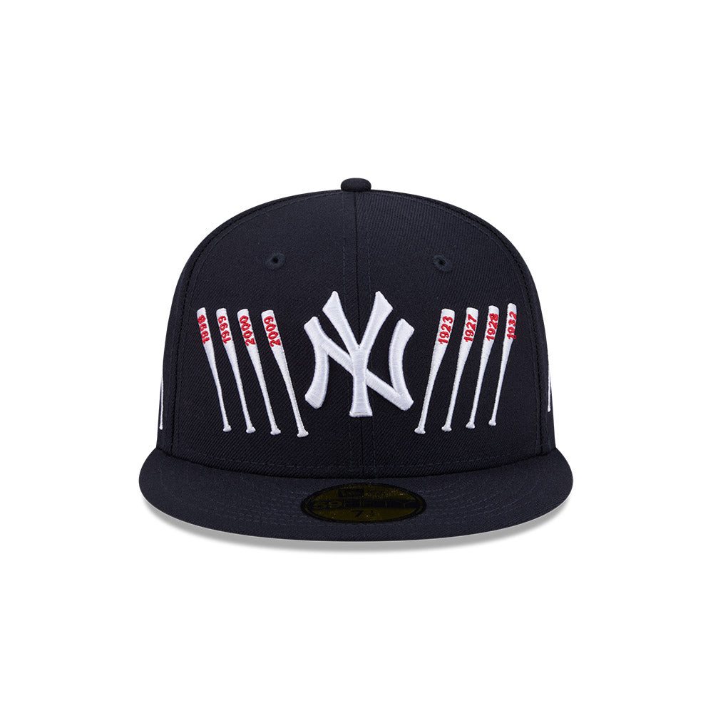 59FIFTY Spike Lee x New York Yankees x World Series Champions Bats Wool Navy Fitted