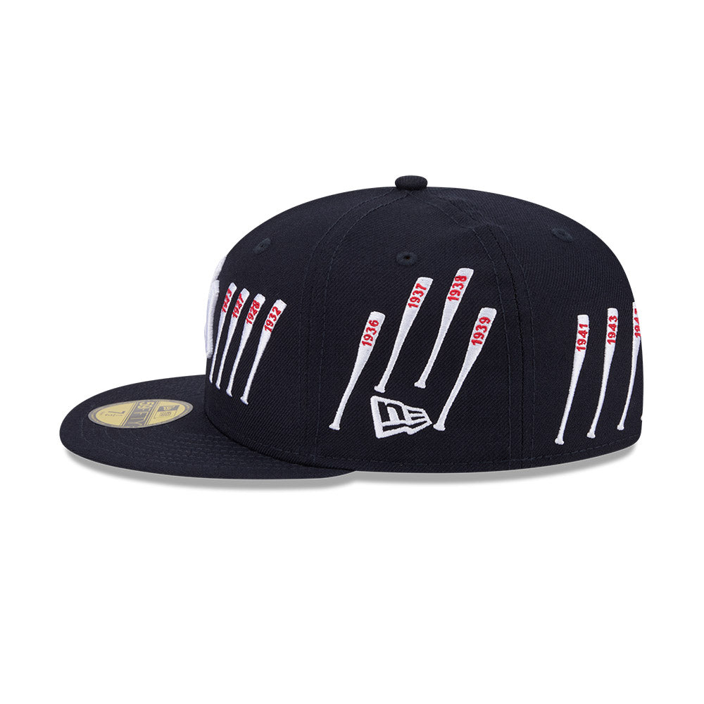 59FIFTY Spike Lee x New York Yankees x World Series Champions Bats Wool Navy Fitted