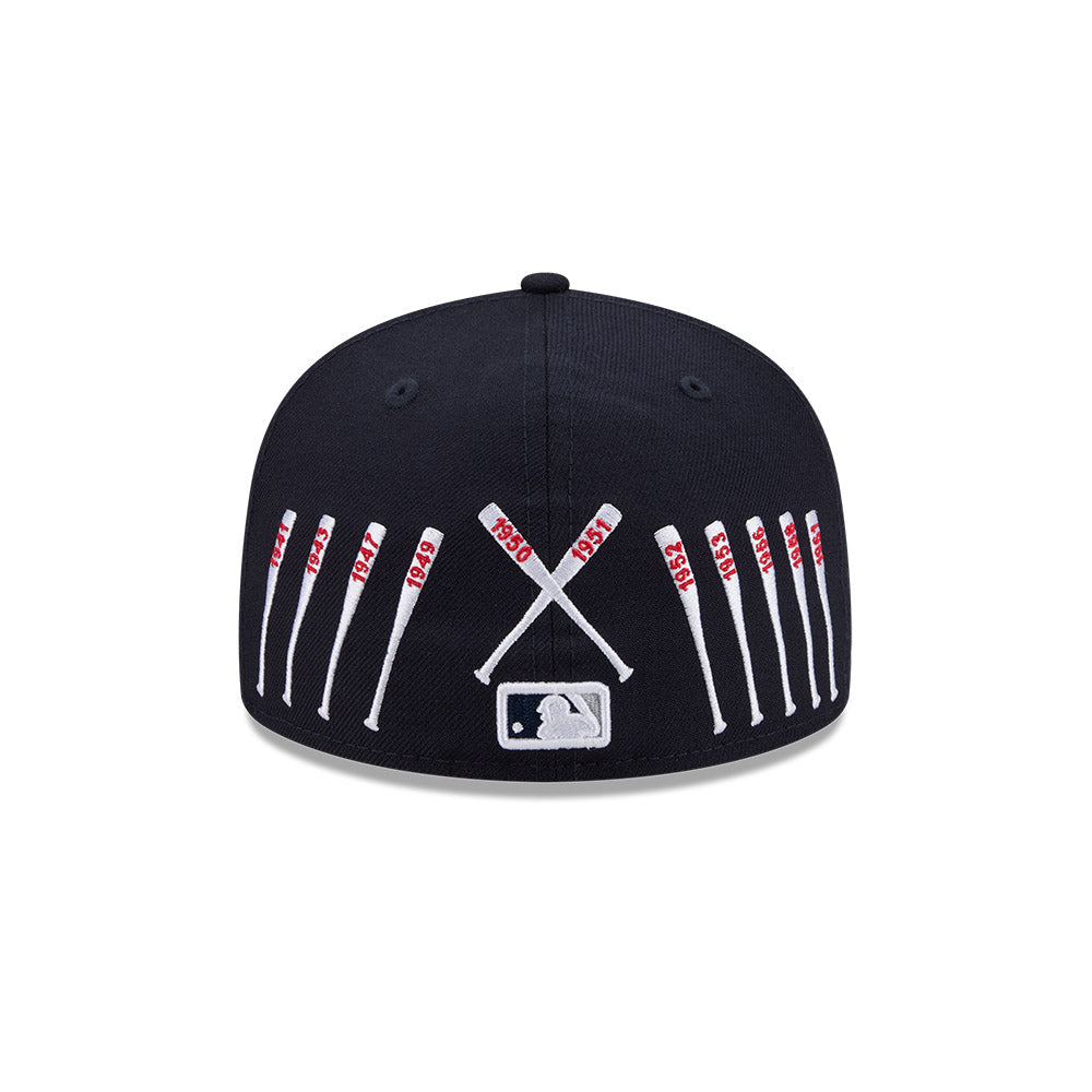 59FIFTY Spike Lee x New York Yankees x World Series Champions Bats Wool Navy Fitted