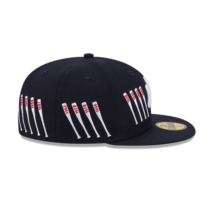 59FIFTY Spike Lee x New York Yankees x World Series Champions Bats Wool Navy Fitted