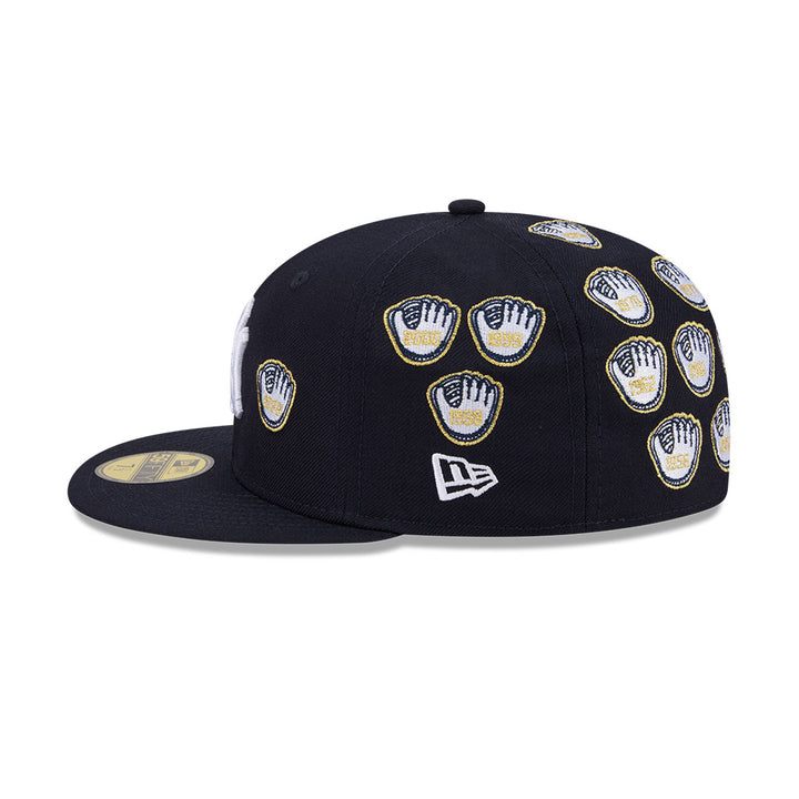 59FIFTY Spike Lee x New York Yankees x World Series Champions Gloves Wool Navy Fitted