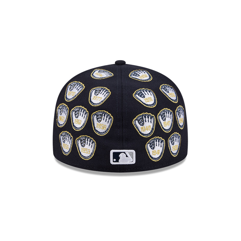 59FIFTY Spike Lee x New York Yankees x World Series Champions Gloves Wool Navy Fitted