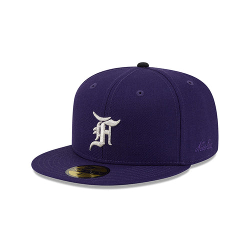 59FIFTY New Era x Fear of God x MLB Colorado Rockies Purple Fitted