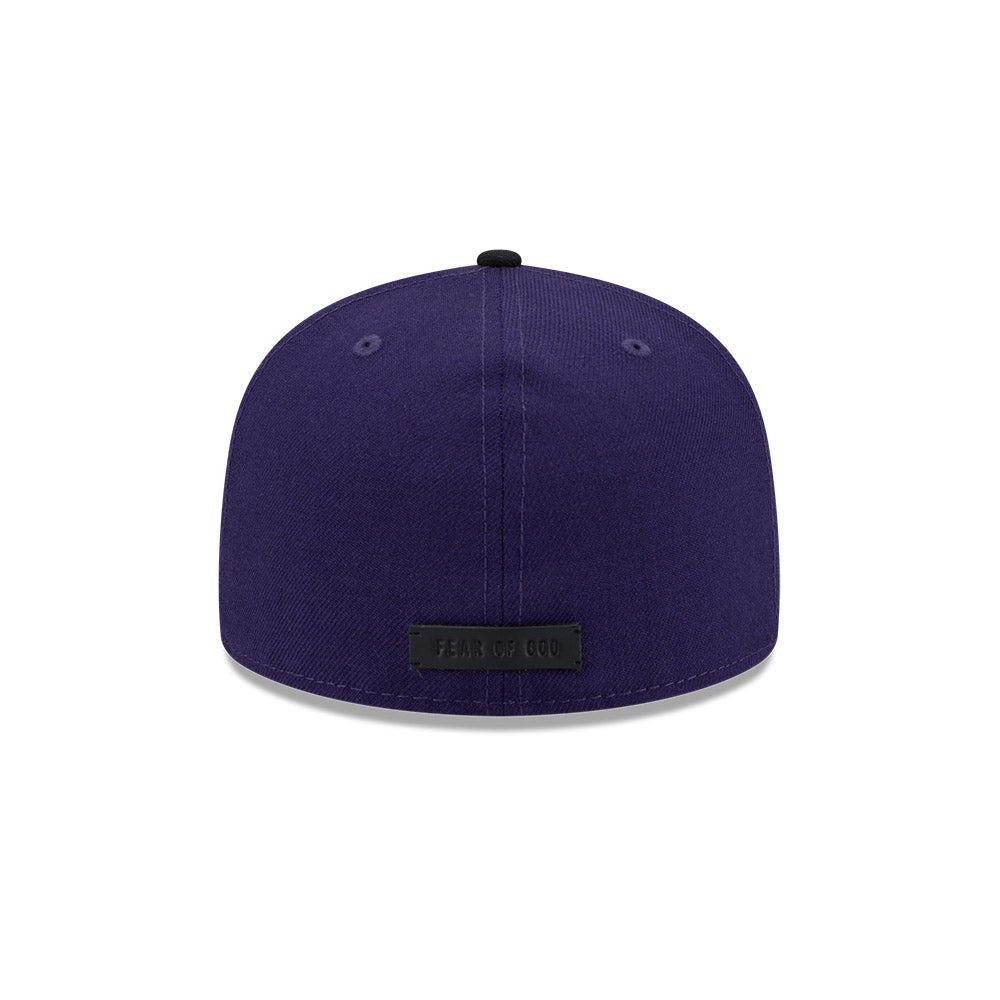 59FIFTY New Era x Fear of God x MLB Colorado Rockies Purple Fitted