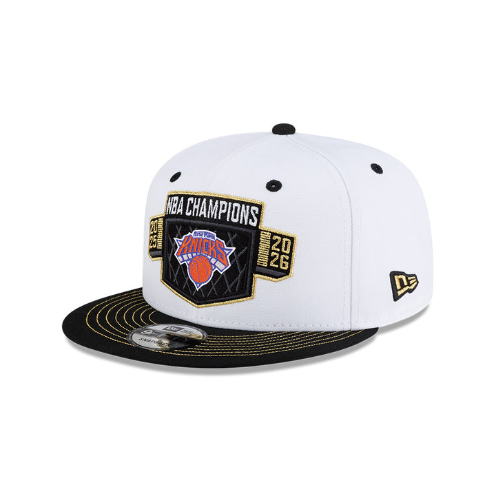 9FIFTY NBA26 Final Champions New York Knicks 2-Tone Black Visor White Snapback